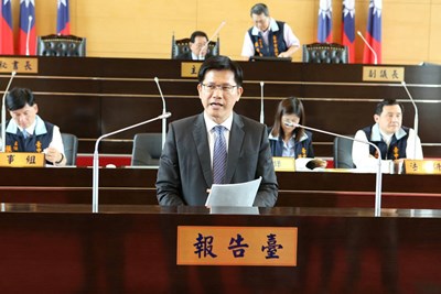 林市長市議會首次施政總報告 強調臺中定位生活首都
