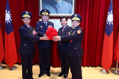 新任中市警察局長楊源明上任  林市長期許持續推動治安及交通維護工作再創佳績
