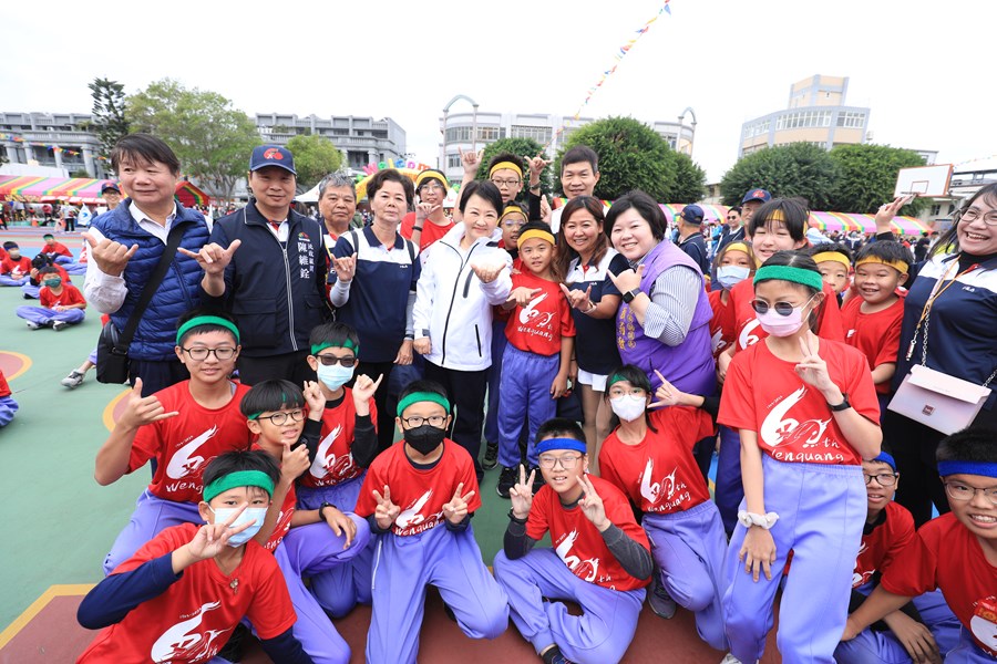 台中市沙鹿區文光國小60週年校慶運動會暨庠序樓重建落成啟用典禮--TSAI (88)