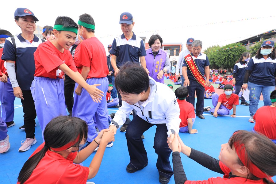 台中市沙鹿區文光國小60週年校慶運動會暨庠序樓重建落成啟用典禮--TSAI (91)