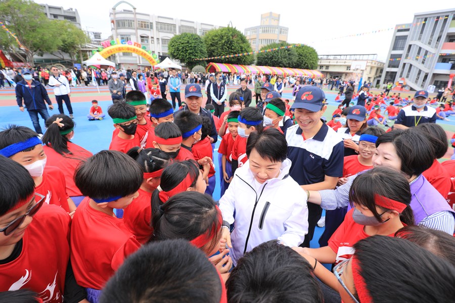 台中市沙鹿區文光國小60週年校慶運動會暨庠序樓重建落成啟用典禮--TSAI (95)