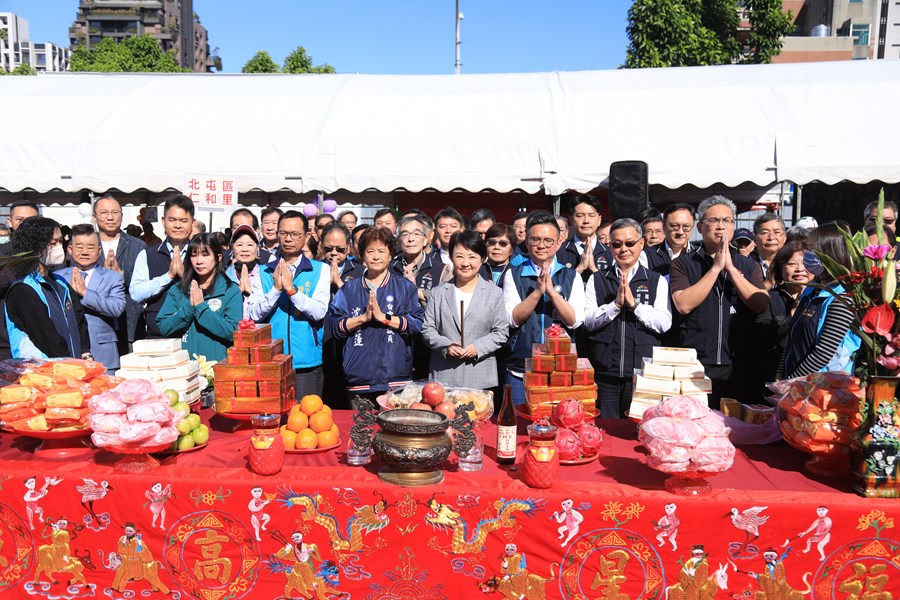 北屯國民暨兒童運動中心興建工程上梁典禮--TSAI (69)