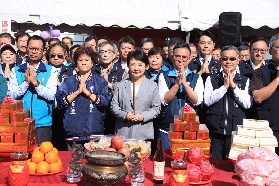 北屯國民暨兒童運動中心興建工程上梁典禮--TSAI (74)