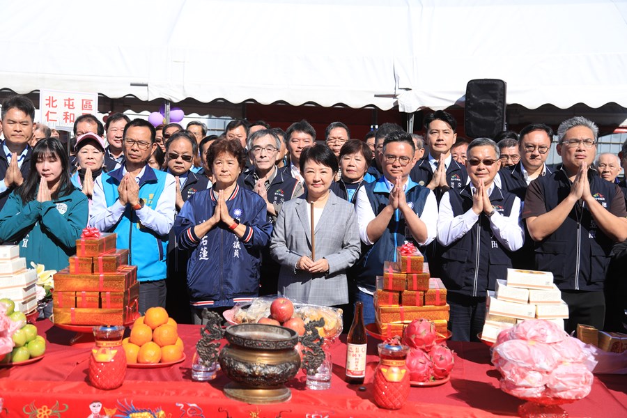 北屯國民暨兒童運動中心興建工程上梁典禮--TSAI (75)