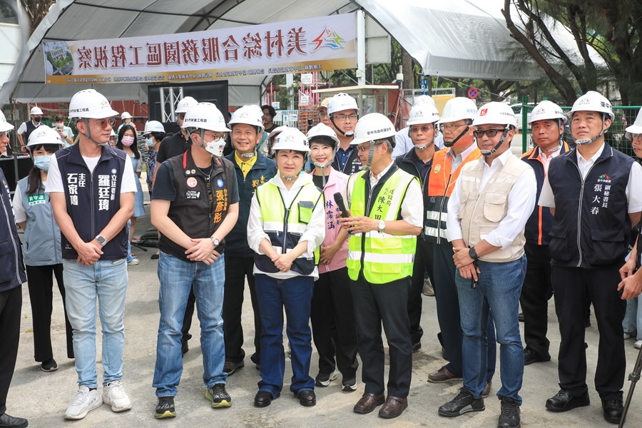 視察美村綜合服務園區新建工程 (2)