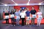 表揚台中捷運0521事件英勇市民----與盧市長大合照