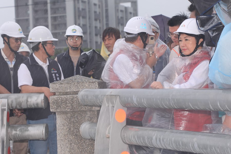 凱米颱風來襲 市長視察海線重大水利防洪工程 (南山截水溝) (22)