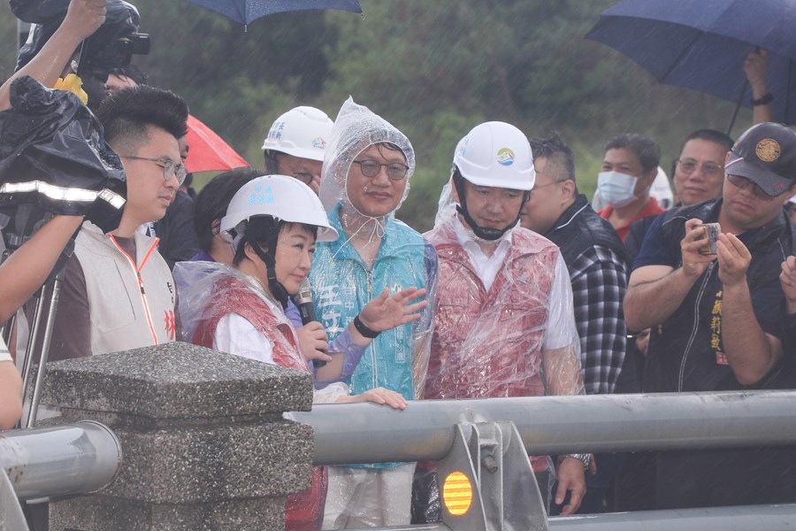 凱米颱風來襲 市長視察海線重大水利防洪工程 (南山截水溝) (24)