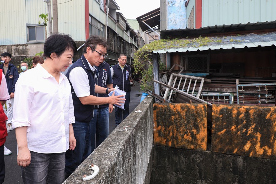 市長視察沙鹿淹水地區 (15)