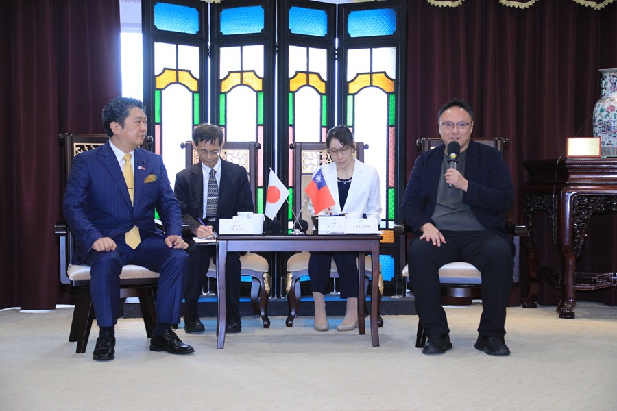 日本石川縣金澤市村山卓市長及市議會喜多浩一議長一行蒞府拜會---TSAI (17)