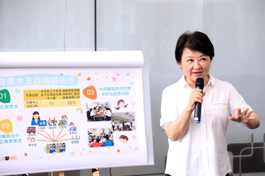 盧市長視察台中市政府附設員工子女托嬰中心裝修工程施工進度--TSAI (37)