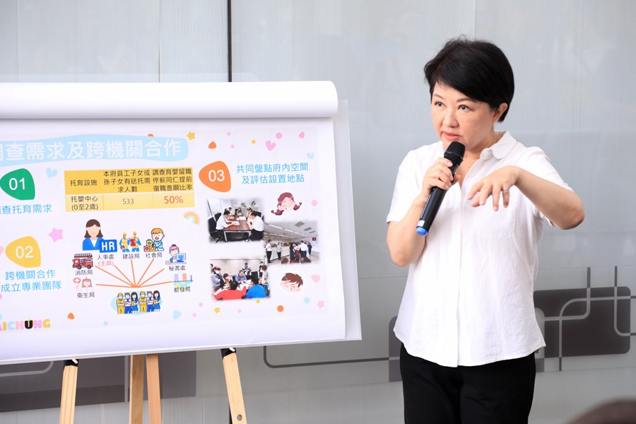 盧市長視察台中市政府附設員工子女托嬰中心裝修工程施工進度--TSAI (38)