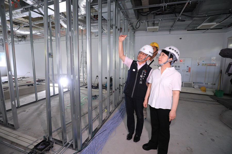 盧市長視察台中市政府附設員工子女托嬰中心裝修工程施工進度--TSAI (44)