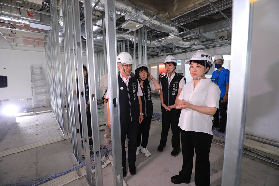 盧市長視察台中市政府附設員工子女托嬰中心裝修工程施工進度--TSAI (53)
