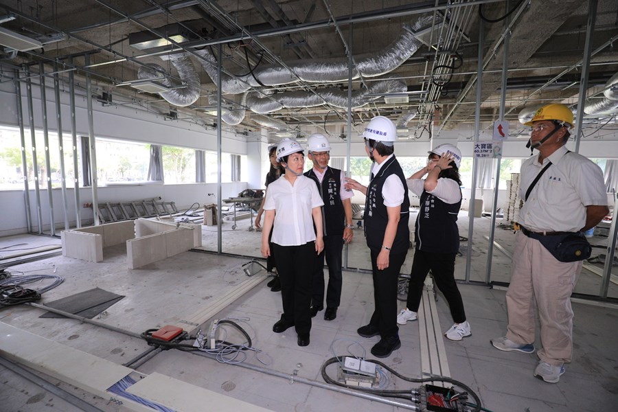 盧市長視察台中市政府附設員工子女托嬰中心裝修工程施工進度--TSAI (57)