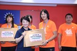 表揚2024亞洲U18女子排球錦標賽季軍--東山高中選手與教練--許甄軒選手