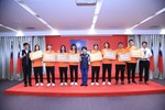 表揚2024亞洲U18女子排球錦標賽季軍--東山高中選手與教練--與市長大合照