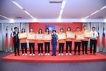 表揚2024亞洲U18女子排球錦標賽季軍--東山高中選手與教練--與市長大合照