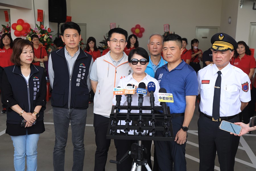 消防局「第四救災救護大隊大肚分隊遷建工程」落成啟用典禮---TSAI (100)