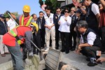 因應山陀兒颱風，盧市長視察加強清溝整備業務--TSAI (19)