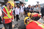 因應山陀兒颱風，盧市長視察加強清溝整備業務--TSAI (26)