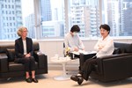 瑞士商務辦事處陶方婭處長(Director Mrs. Claudia Fontana Tobiassen)蒞府拜會 (21)