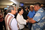 帛琉共和國Gustav Aitaro國務部長、美麗丘州Henaro Polloi州長蒞府拜會暨簽署姊妹市協定---TSAI (70)