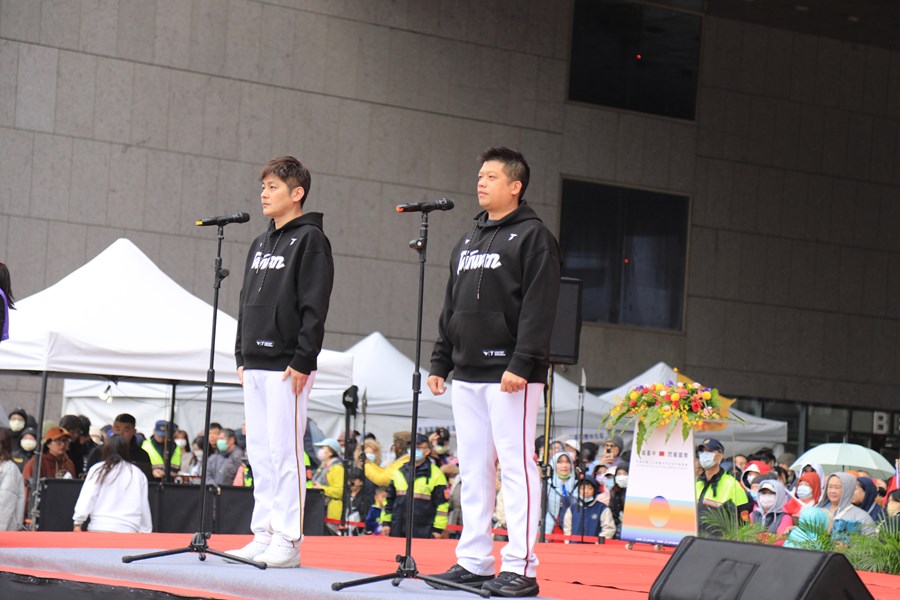 「幸福台中 閃耀國際」中華民國114年台中市元旦升旗典禮活動--TSAI (7)