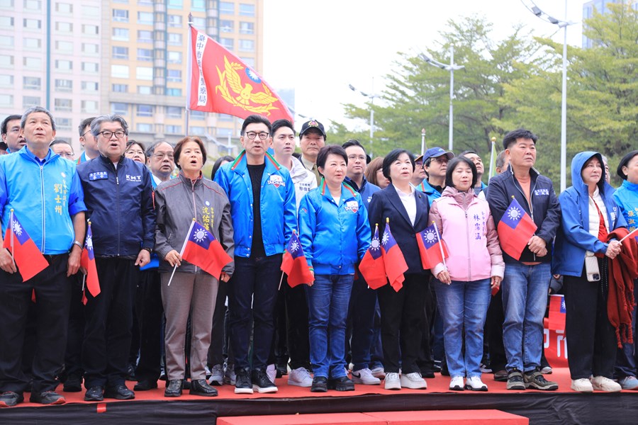 「幸福台中 閃耀國際」中華民國114年台中市元旦升旗典禮活動--TSAI (19)