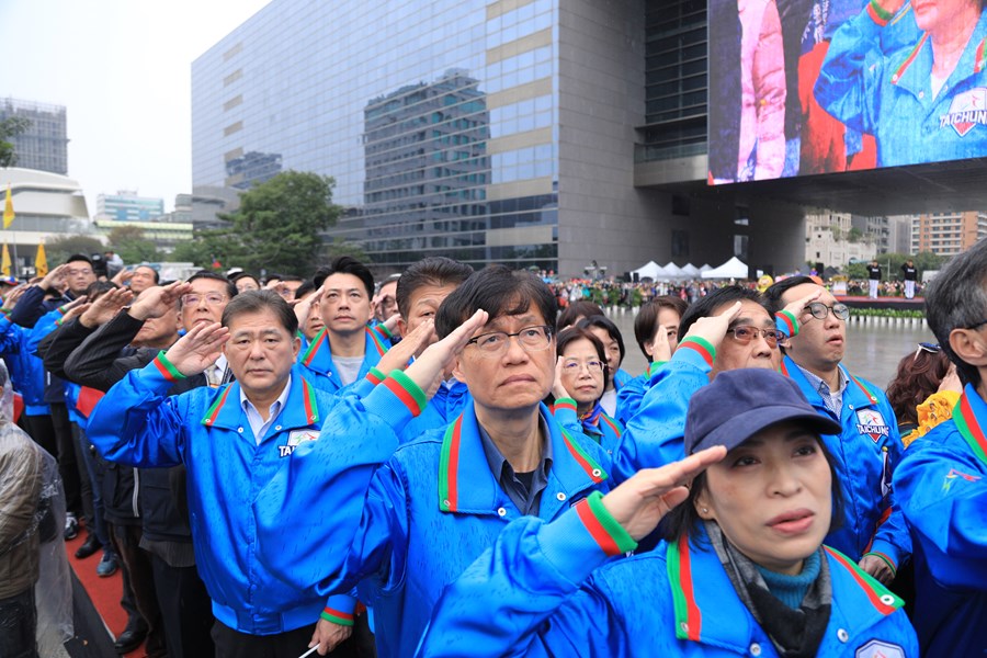 「幸福台中 閃耀國際」中華民國114年台中市元旦升旗典禮活動--TSAI (21)