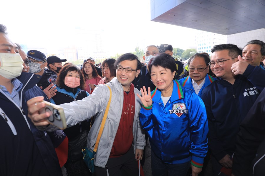 「幸福台中 閃耀國際」中華民國114年台中市元旦升旗典禮活動--TSAI (23)