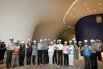 行政院長視察臺中國家歌劇院興建工程