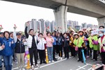 綠空廊道(潭子區74號橋下)串聯自行車跨橋工程完工視察暨健行活動