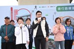 綠空廊道(潭子區74號橋下)串聯自行車跨橋工程完工視察暨健行活動