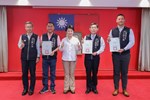市長表揚本市三位里長榮獲內政部國土署113年度「市區道路養護管理暨人行環境無障礙考評」地方貢獻獎