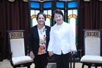 美國姊妹市關島總督古蕾露(GovernorMs. Lourdes A. Leon Guerrero)一行蒞市拜會--TSAI (1)