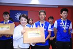 表揚本市選手參加2025亞洲自由車場地錦標賽及公路錦標賽成績優異--大甲高中蔡秉辰 選手--1銀
