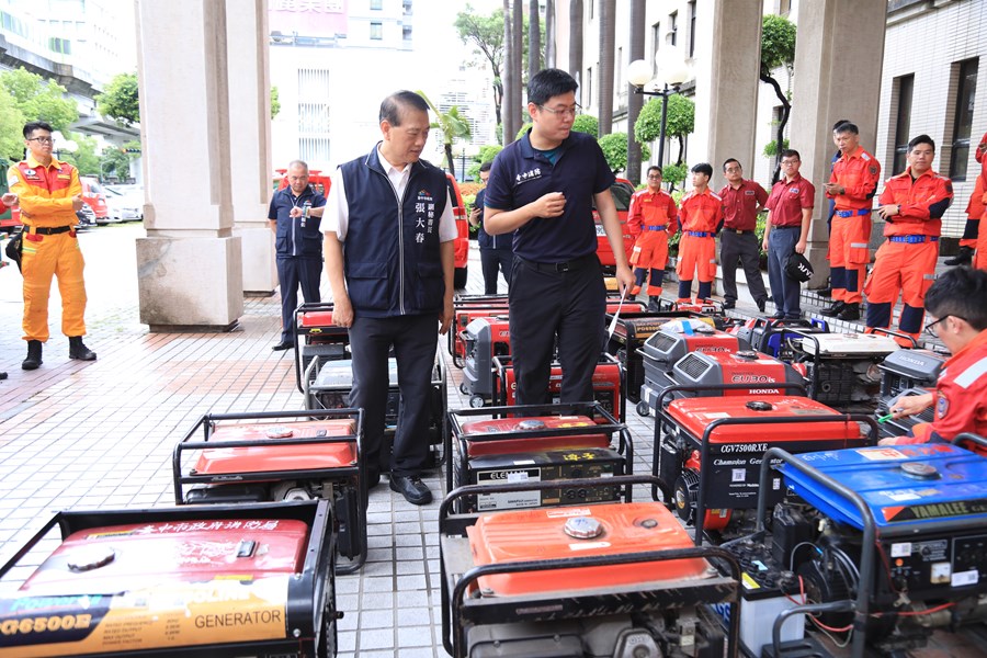 台中市政府調度發電機馳援台南救災--TSAI (9)