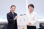 第33屆亞洲台灣商會聯合總會陳舒琴總會長率隊蒞府拜會