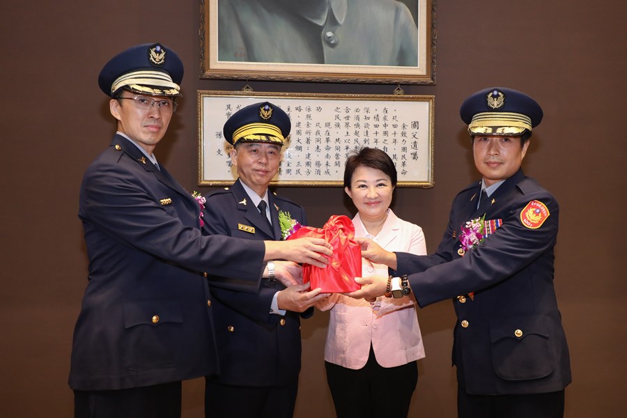 台中市政府警察局卸、新任局長、分局長及大隊長聯合交接典禮