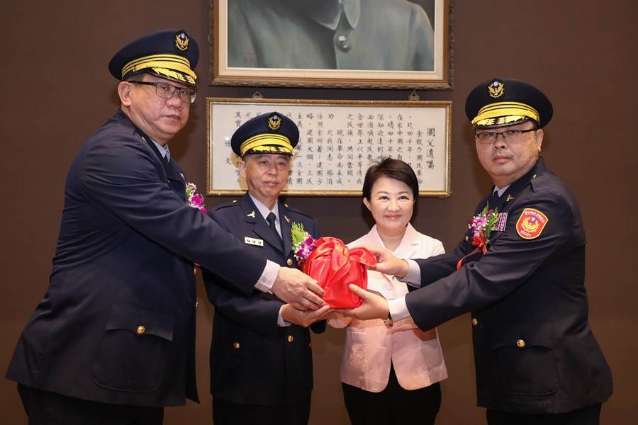 台中市政府警察局卸、新任局長、分局長及大隊長聯合交接典禮