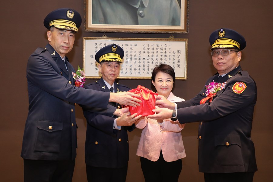 台中市政府警察局卸、新任局長、分局長及大隊長聯合交接典禮
