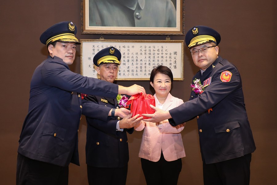 台中市政府警察局卸、新任局長、分局長及大隊長聯合交接典禮