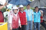 視察道路搶修復建工程
