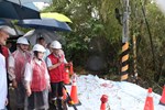 視察道路搶修復建工程