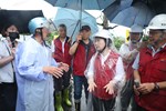 視察道路搶修復建工程