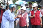 視察道路搶修復建工程