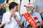 114年度台中市模範父親與市長有約合照活動