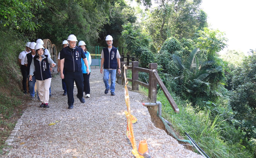 視察大坑10號登山步道災損情形--TSAI (1)