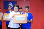 頒獎--頒發2025年亞洲青少年跆拳道品勢錦標賽績優選手--銅牌--臺中市立豐南國中   吳宗修